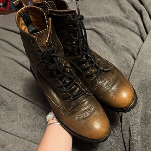 Frye combat boots